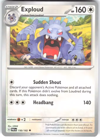 Exploud, 150/182