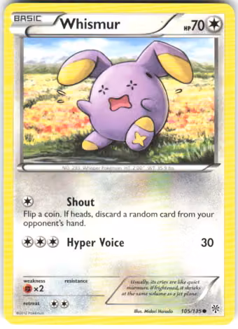Whismur, 105/135