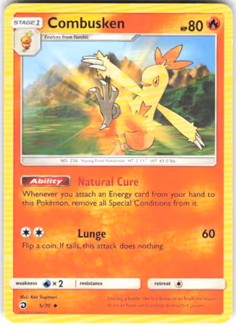 Combusken, 5/70